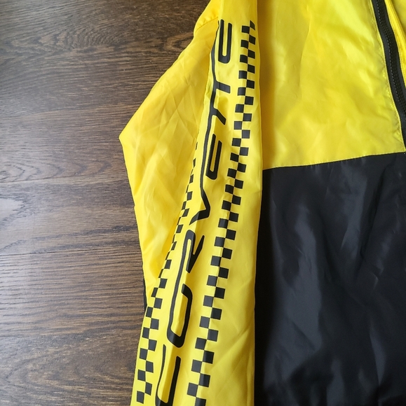 NWT CHEMISTRY Corvette Racing  Winbreaker Jacket Hooded Nylon Sz.M - Picture 2 of 10